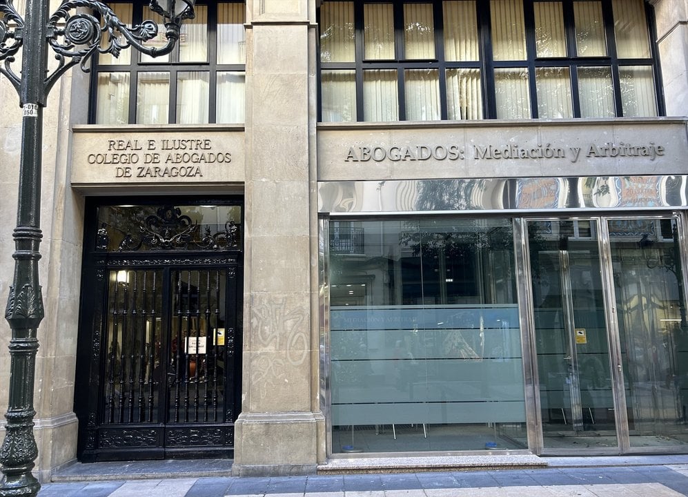 Real e Ilustre Colegio de Abogados de Zaragoza (Foto: Europa Press)