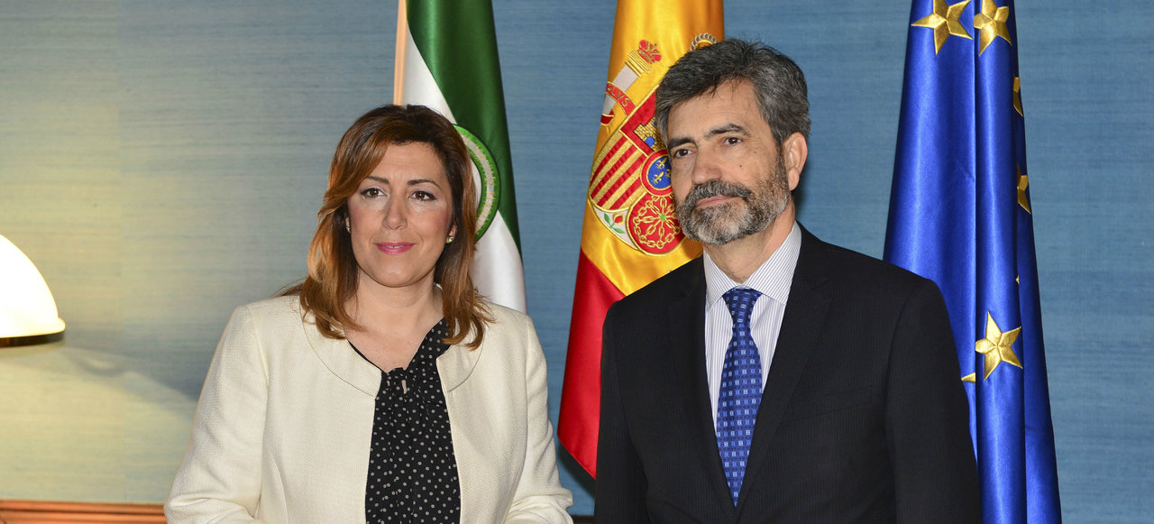 Susana Díaz y Carlos Lesmes1