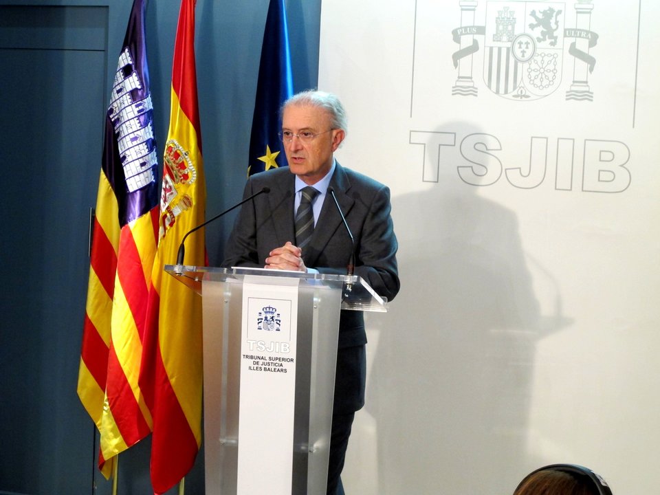 El presidente del TSJ de Baleares, Antonio Terrasa.
