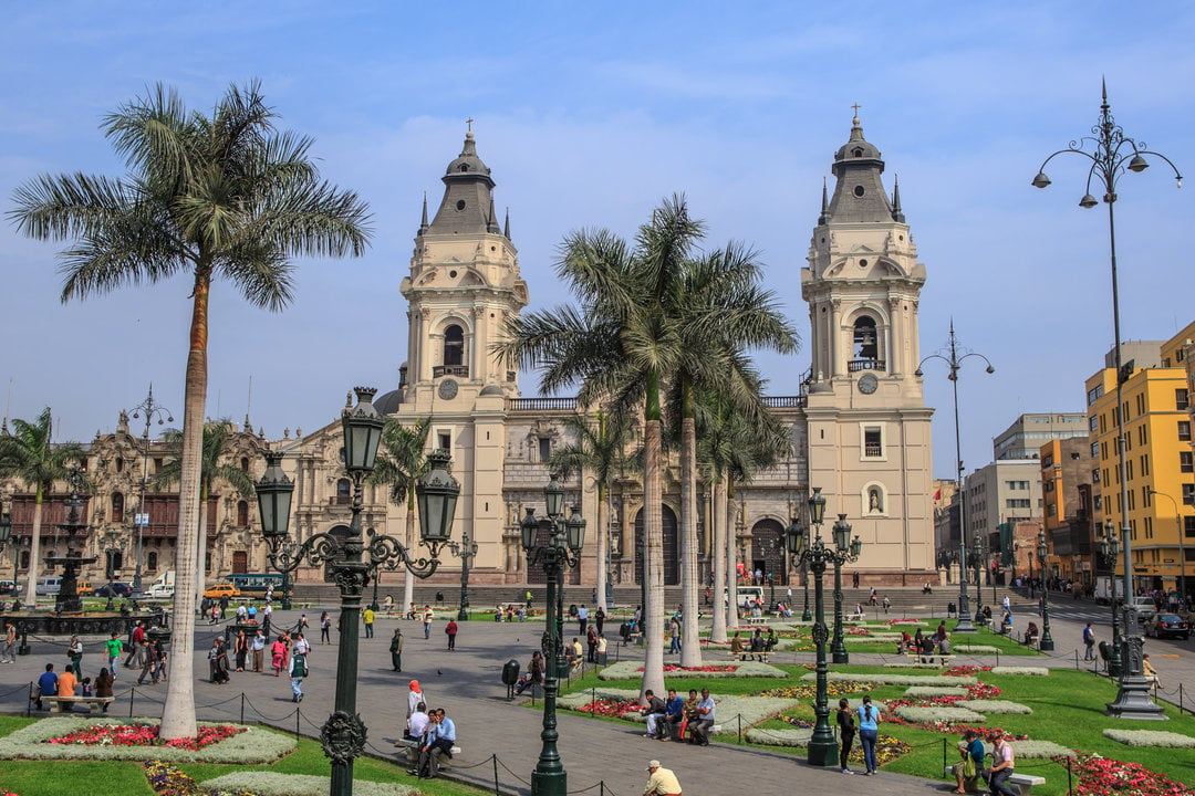 Lima, Peru…the Plaza de Armas de Lima by day