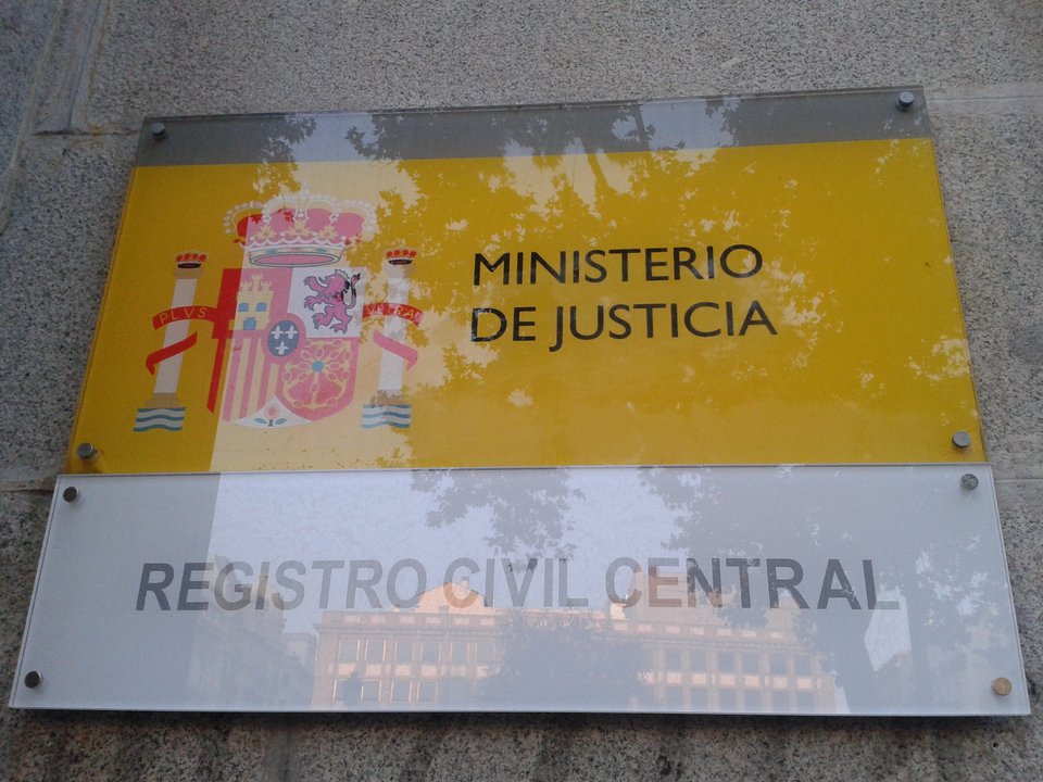 Ministerio de Justicia - Registro civil