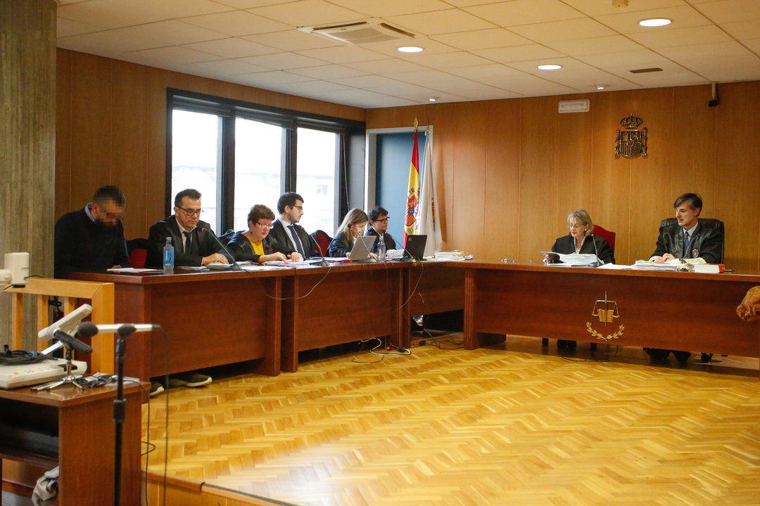 Foto de archivo de un juicio en la Audiencia Provincial Pontevedra.