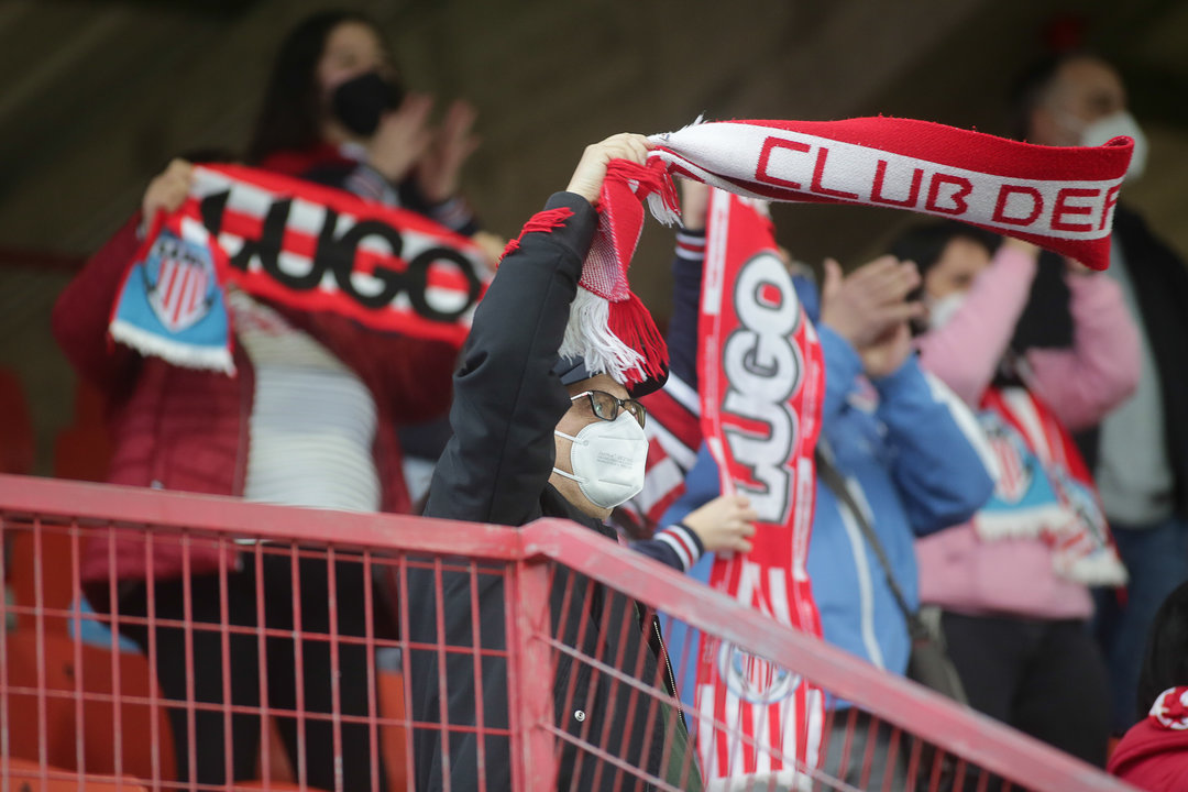 Aficionados del Club Deportivo Lugo.