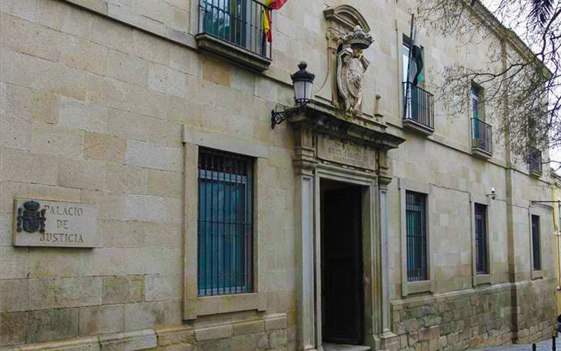 Palacio de Justicia de Extremadura. 