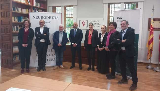 El ICAV firma la Declaració de València sobre los neuroderechos en el Consell Valencià de Cultura.