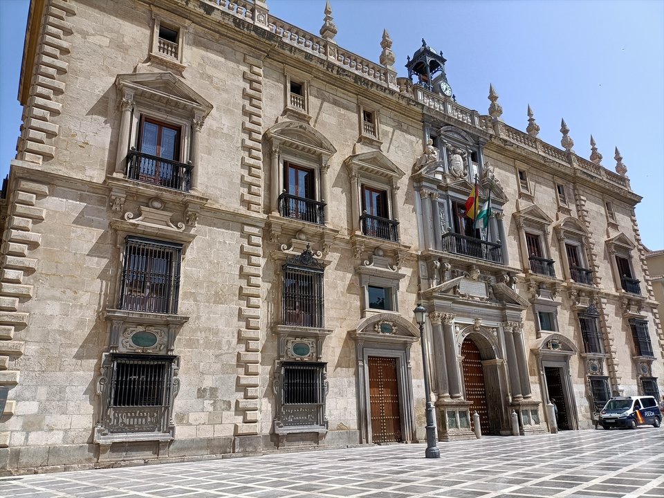 Archivo - Real Chancillería de Granada, sede del Tribunal Superior de Justicia de Andalucía. 