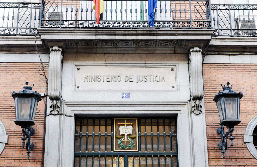 Fachada del Ministerio de Justicia