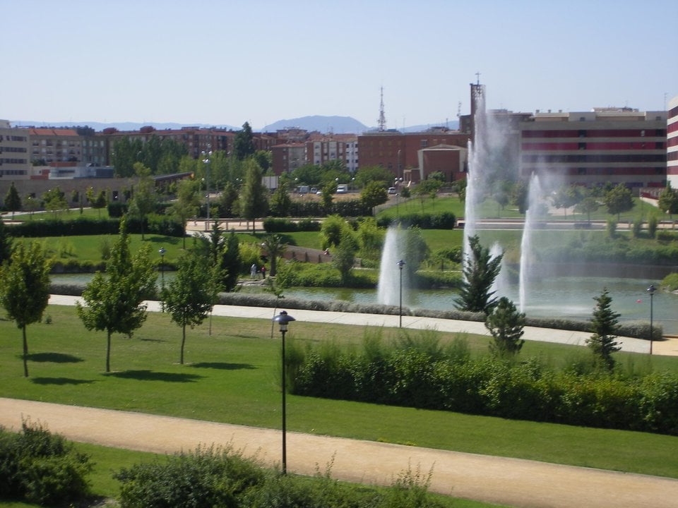Parque del Ebro de Logroño. 