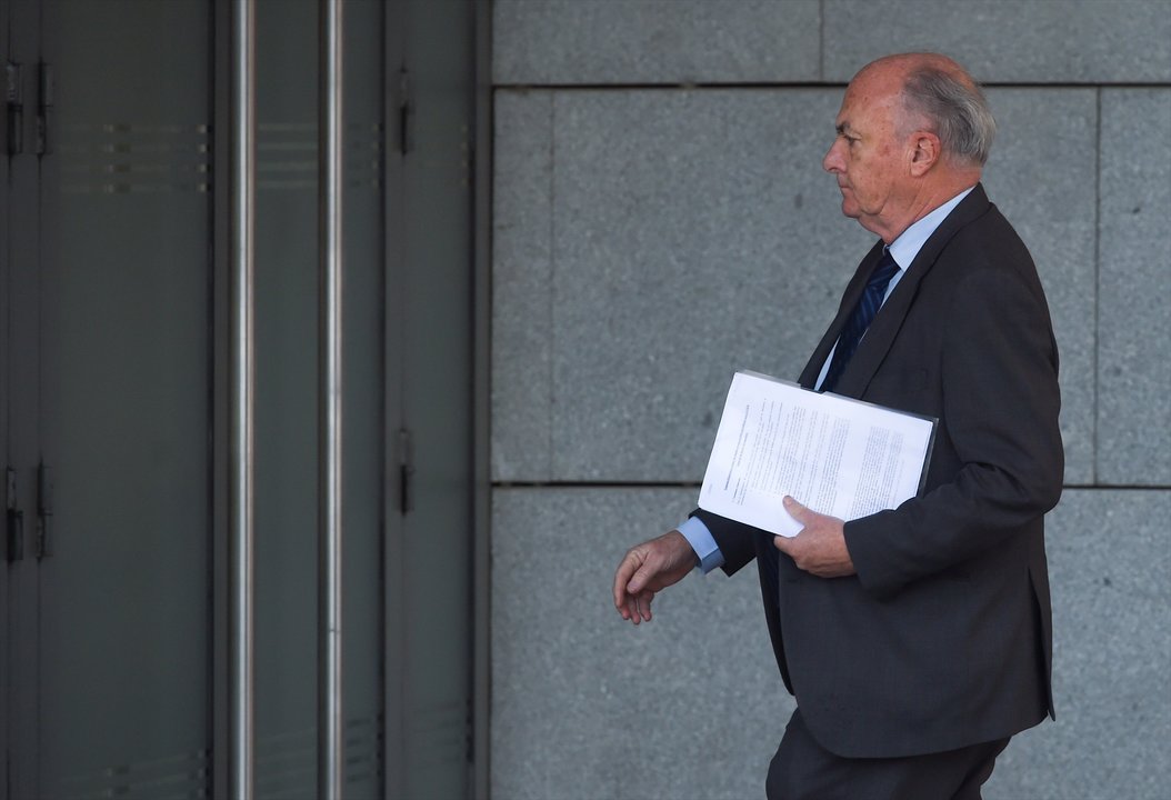 El juez Manuel García Castellón llega a la Audiencia Nacional, a 20 de febrero de 2024, en Madrid. (Gustavo Valiente / Europa Press)