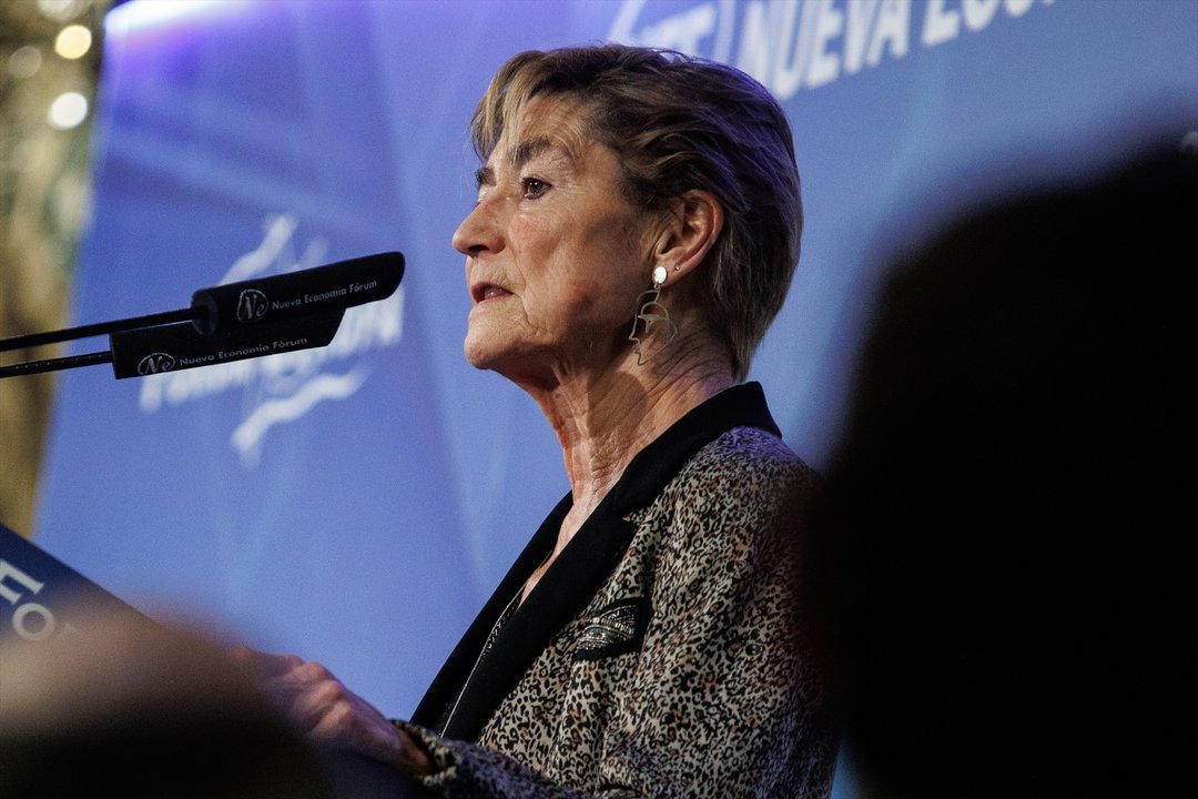 La presidenta del Consejo General de la Abogacía Española, Victoria Ortega. 24 de noviembre de 2023-. (Foto: Alejandro Martínez Vélez / Europa Press)