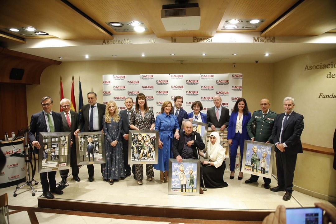 Foto de Familia XIII Premios Puñetas de ACIJUR 2024. (Foto: ACIJUR)