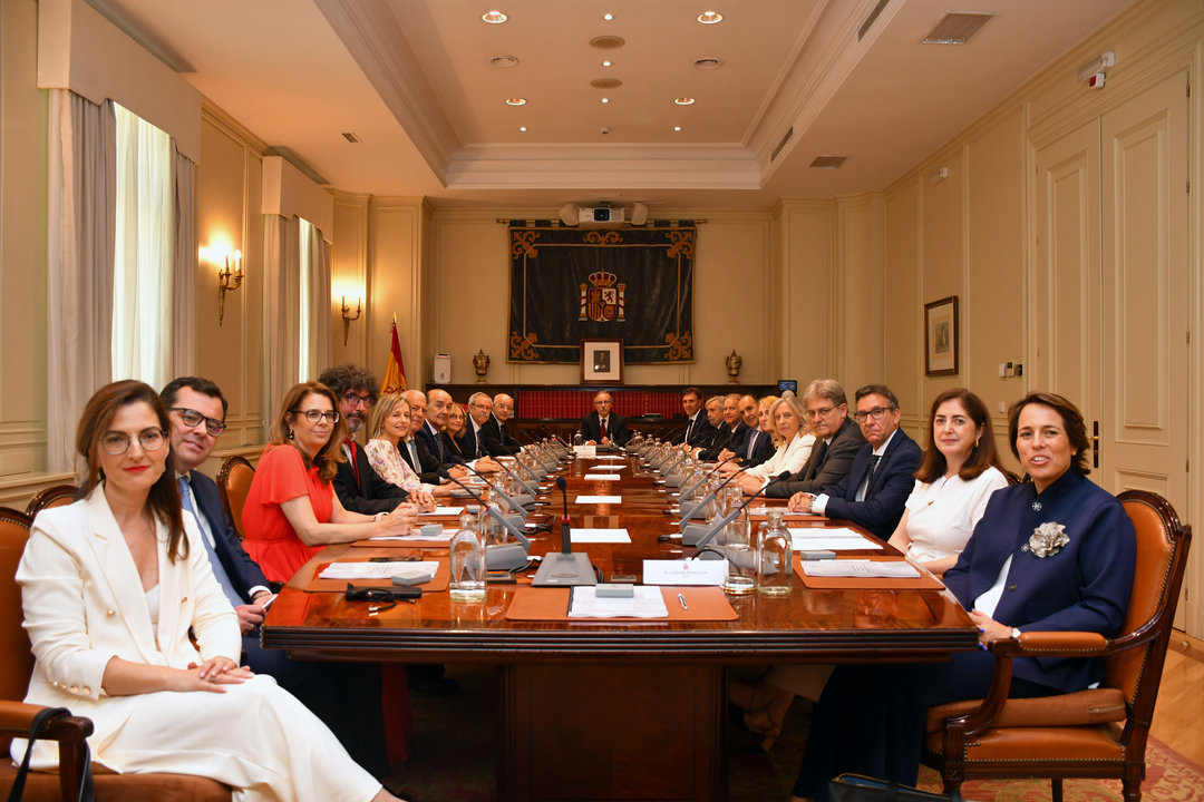 Sesión constitutiva del Consejo General del Poder Judicial (CGPJ) a 25 de julio de 2024. Foto: (CGPJ)