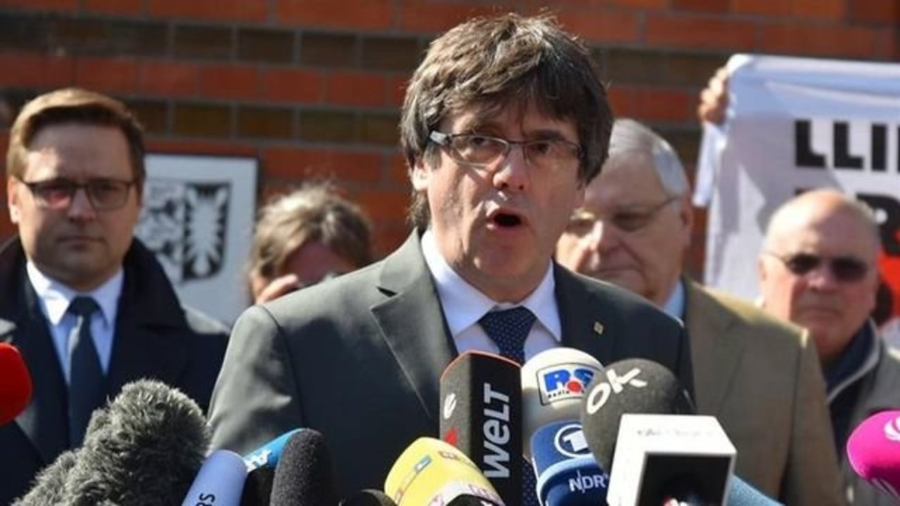 Carles Puigdemont puesta en libertad