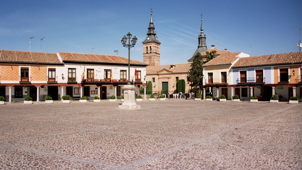 Plaza mayor de Navalcarnero.