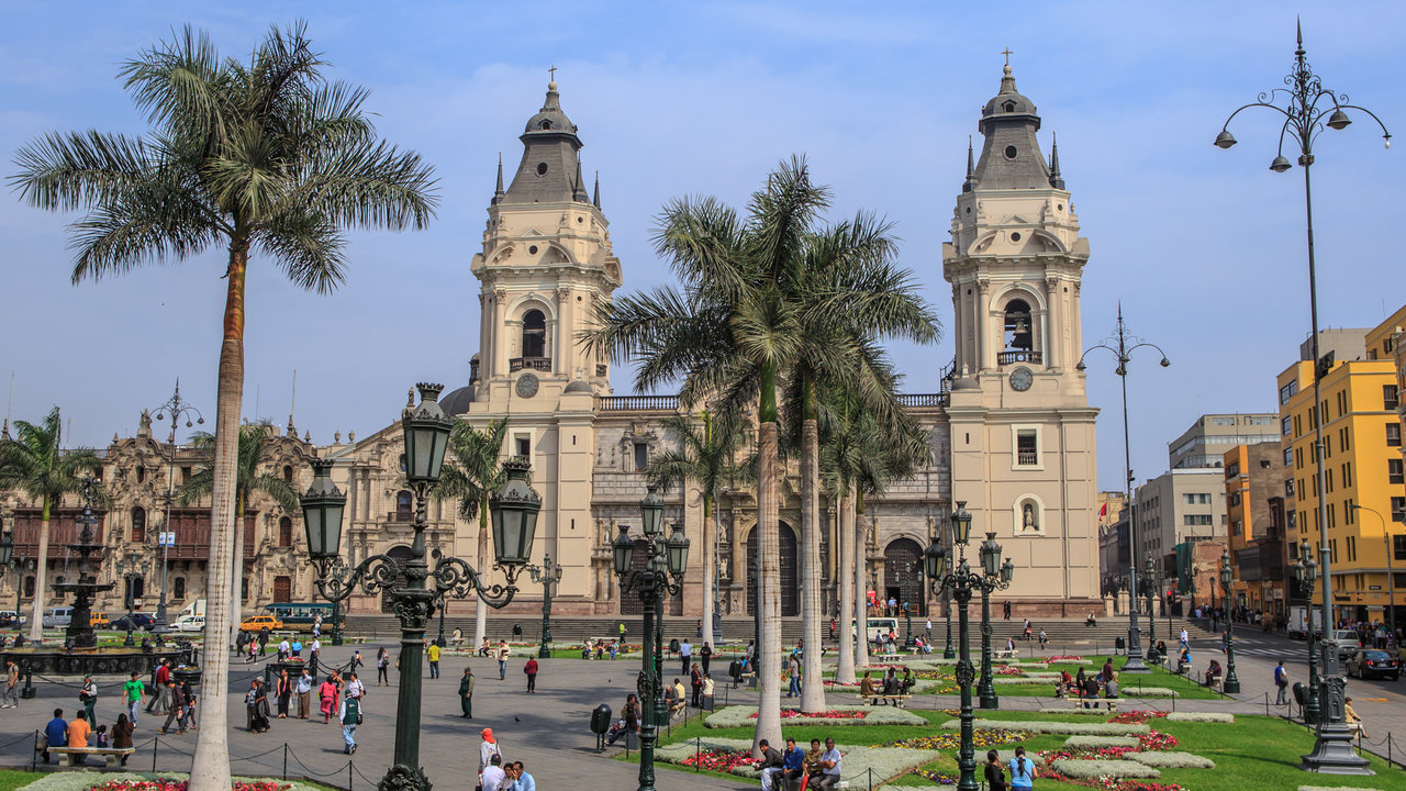 Lima, Peru…the Plaza de Armas de Lima by day