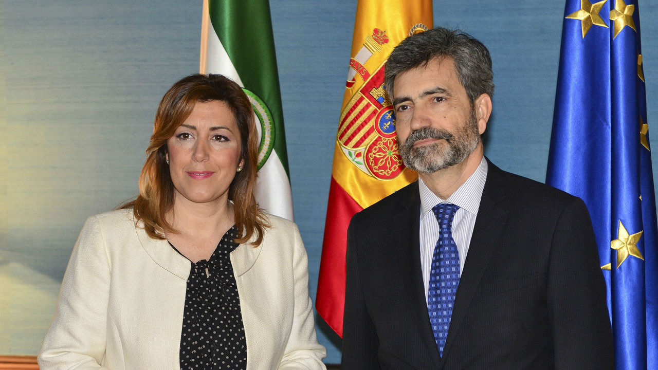 Susana Díaz y Carlos Lesmes1