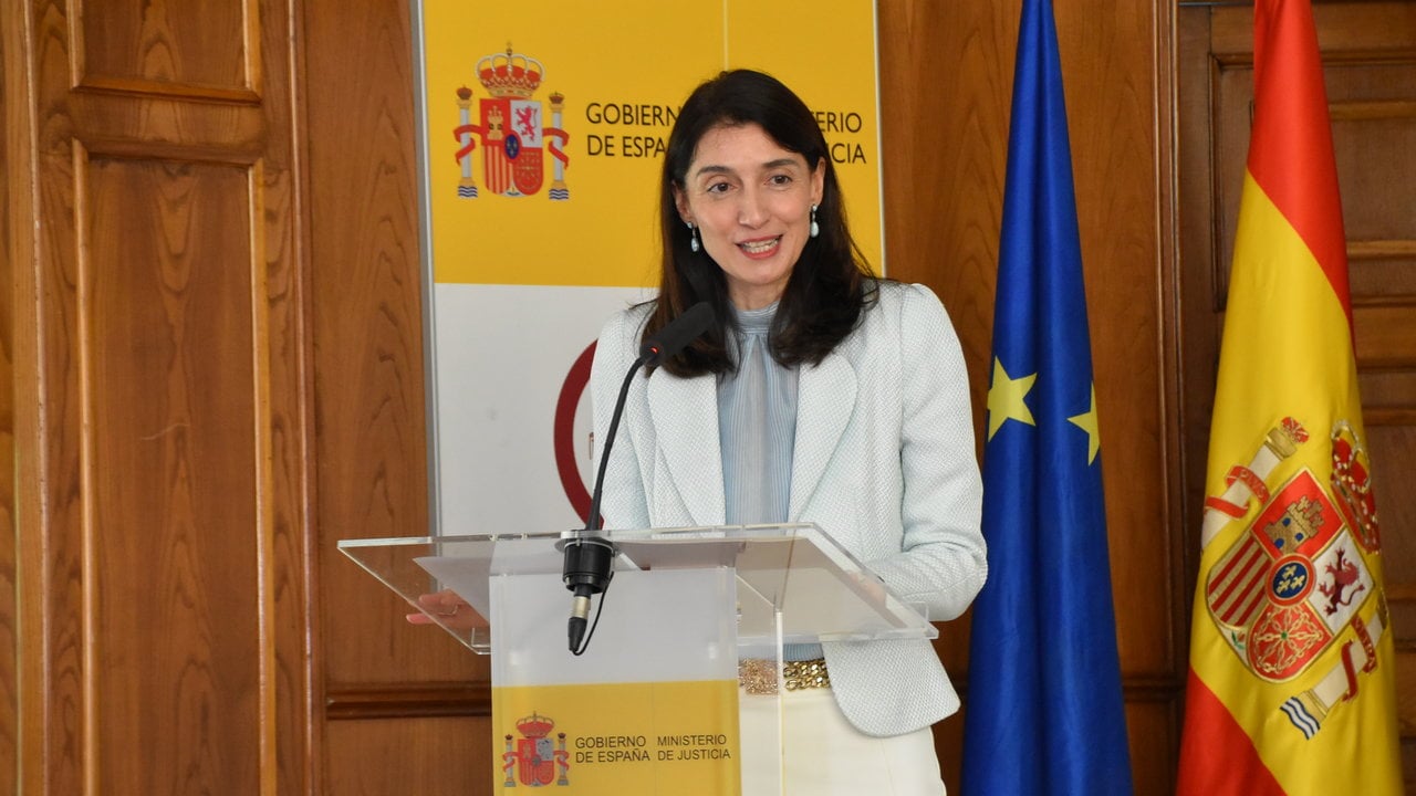 Pilar Llop en la inauguración Jornada de presentación del programa de becas.