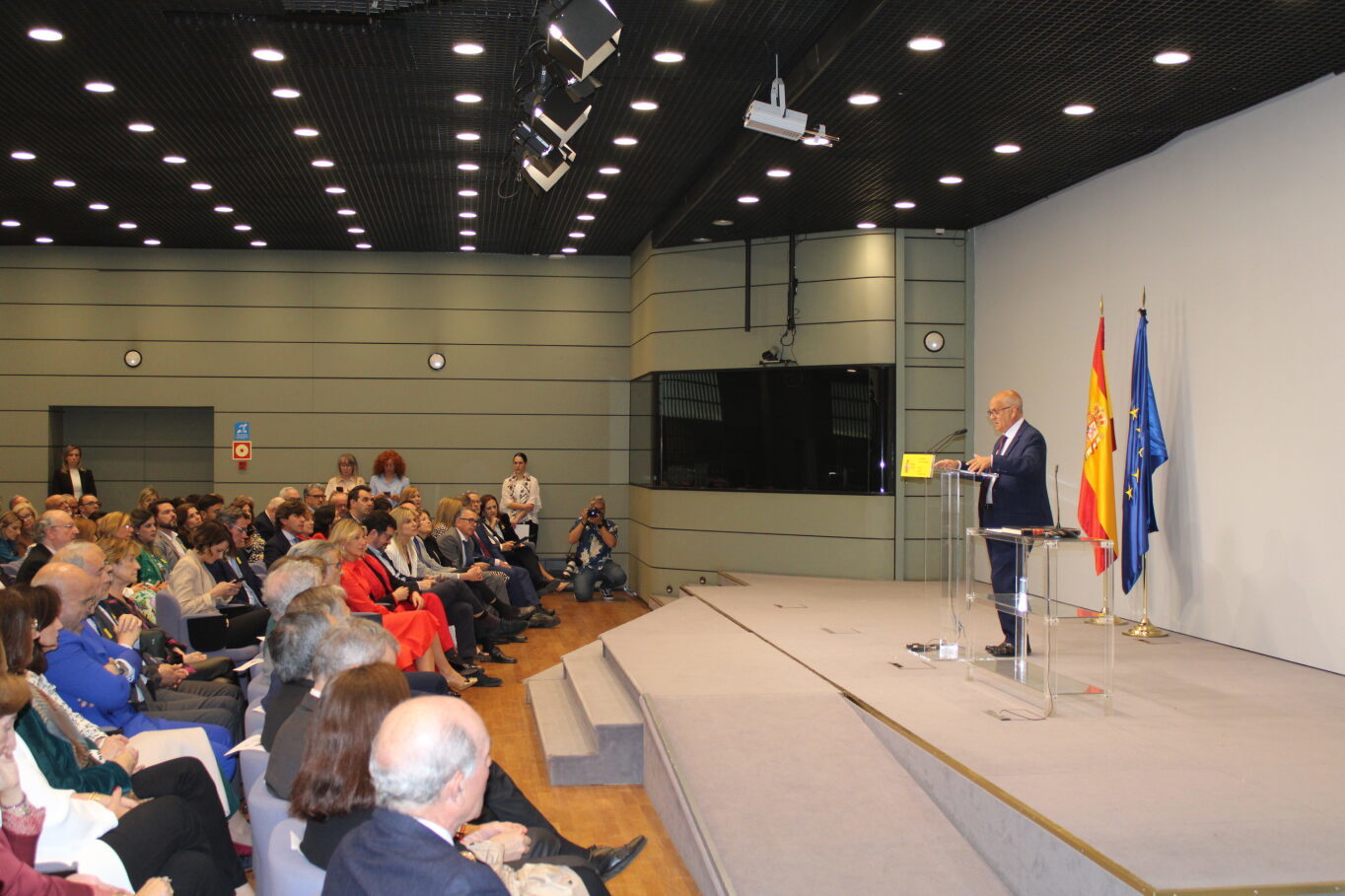 El nuevo presidente del Consejo General de Graduados Sociales de España Joaquin Merchán durante la toma de posesión del cargo. (Foto: CGGSE)